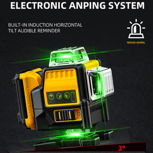 Nivel Láser Verde de 16 Líneas Nithumon 520Nm Recargable, Herramienta de Nivelación para Paredes y Pisos en Interiores y Exteriores - Product Image 5