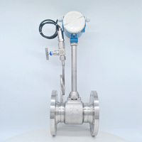 Alat Ukur Aliran Vortex DN150 untuk Pengukuran Cairan, Minuman, Farmasi, dan Nitrogen dengan Akurasi +/-1% Konektivitas Flens/Baut
