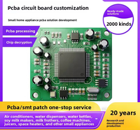 Carte de circuit imprimé PCBA pour balance de salle de bain électronique intelligente, appareils électroménagers personnalisés