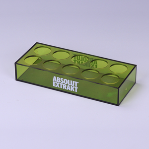 Acrylic kiểm tra ống Kệ tùy chỉnh Acrylic <span class=keywords><strong>lucite</strong></span> perspex kiểm tra ống chủ trong suốt rõ ràng Acrylic kiểm tra ống đứng với lỗ - Product Image 3