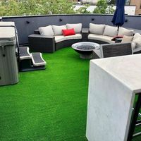 Meisen gazon artificiel à bas prix 30/35mm pour jardin paysage intérieur extérieur aire de jeux plancher de pont toutes saisons tapis d'herbe verte