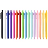 Stylo Gel Noir YUCHUAN Y620 Macaron 0.5 mm, Design Simple à Pression, Stylo Promotionnel, pour Bureau, Signature, Logo Personnalisable, Étudiant
