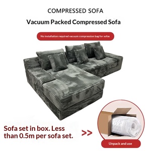 Canapé-lit modulaire en tissu à rangées droites, garnissage en éponge haute densité, garantie 15 ans, multifonctionnel, vente en gros, offre spéciale - Product Image 3