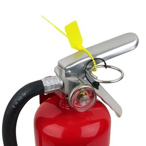 Étiquettes de sécurité en plastique, cadenas en plastique pour extincteur, étiquette de bagage, camion avec logo personnalisé et numéro de série - Product Image 4