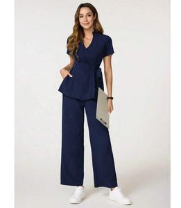 Seragam Salon Kecantikan Profesional dengan Logo Kustom, Seragam Rumah Tangga, Atasan Tunik Fashion, Pakaian Seragam Salon Kecantikan - Product Image 2