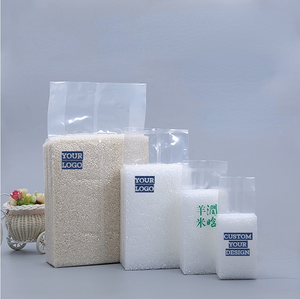 Sacs d'emballage de <span class=keywords><strong>riz</strong></span> personnalisés imprimés sous vide, pochettes à soufflet uniques, sacs en plastique pour aliments, <span class=keywords><strong>riz</strong></span> et céréales <span class=keywords><strong>avec</strong></span> <span class=keywords><strong>logo</strong></span> - Product Image 1