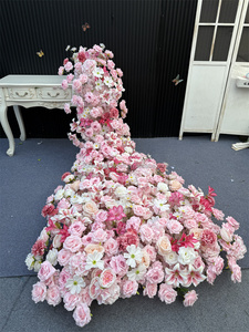 Fiori a cascata a coda oscillante personalizzati 8ft divano ghirlanda di fiori per la decorazione di nozze - Product Image 2