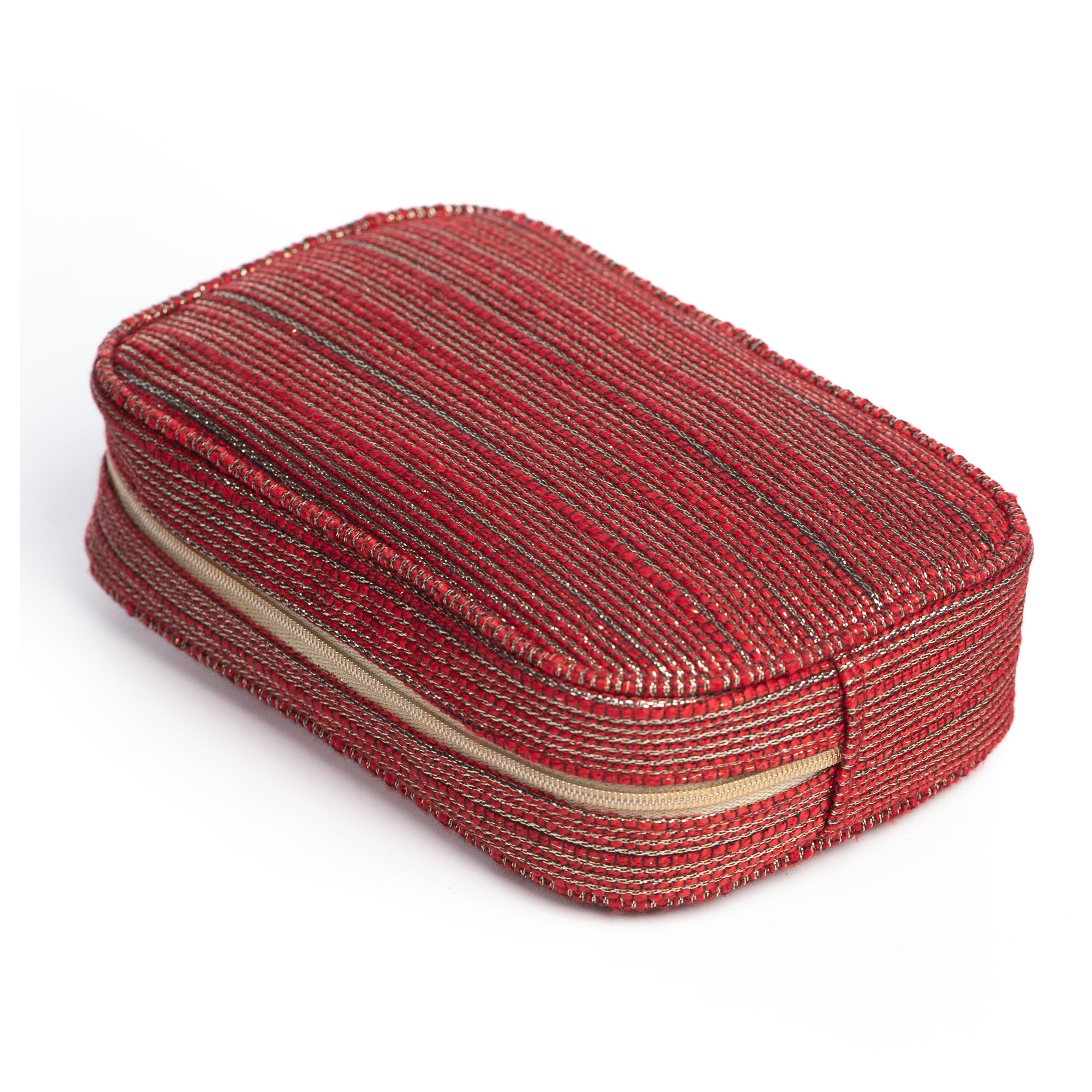 gold luxury makeup bag