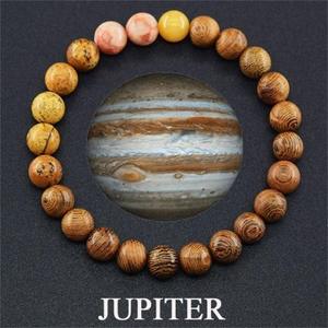 Perle d'énergie universelle en pierre naturelle Soleil Mercure Vénus Terre Lune Mars Jupiter Saturne Uranus Neptune Pluton Bracelet perlé - Product Image 5