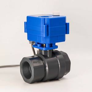 Vanne à bille électrique intégrée DN25U PVC 5V/24V/220V Vanne de vidange avec interrupteur à flotteur pour l'eau, le gaz, l'huile, les médias OEM pris en charge - Product Image 3