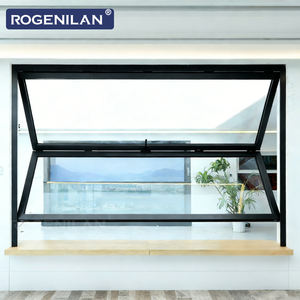 Ventanas Plegables de Aluminio Resistentes a Impactos de Gran Tamaño Rogenilan, Ventana Plegable de Doble Vidrio Templado para Exteriores - Product Image 1