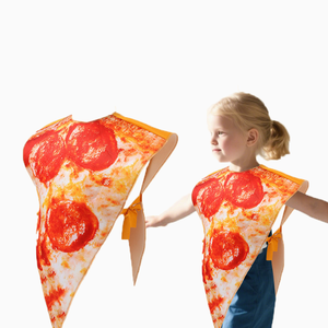 Costumi da Personaggi di Pizza per Bambini per Halloween, Top Rosso Divertente per Cosplay e Accessori Stravaganti - Product Image 2
