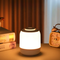 Lampe d'intérieur intelligente pour la maison, bureau de cadeaux pour bébés et enfants, veilleuse LED de chevet dans la chambre à coucher avec port USB pour bébés et enfants