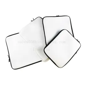 Sublimation Blanks White Laptop Bags & Covers Customized Laptop Sleeve Bag Laptop Protector Pencil Case 11'' 13" 14'' 15" 17''