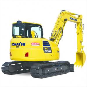 Excavadora Komatsu Usada Original de 5.8 Toneladas, Modelo PC88MR-8, Mini Excavadora con Brazo Hidráulico, Importada de Japón - Product Image 1