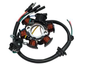 Bobine de magnéto de moto pour CD 100 Deram 110 <span class=keywords><strong>YX</strong></span> <span class=keywords><strong>125</strong></span> 6 pôles Ensemble de stator - Product Image 5