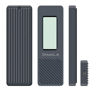 アルミニウムUSB 3.<span class=keywords><strong>2</strong></span>タイプC HDDケースLCDスクリーン外部M2デュアルプロトコルSSDエンクロージャ対応M2 SATA & NVMEハードディスク4テラバイト - Product Image 6