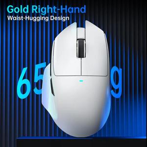 V6 Lightweight Gaming <b>Mouse</b> Tri Mode Wireless Rechargeable PAW3311 Sensor RGB Magnetic Charging Dock for Desktop Laptop - Product Image 5