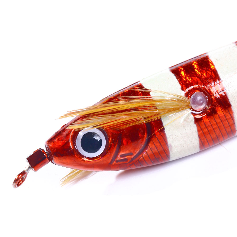 5 Esche Da Pesca Per Seppie E Calamari – Gamberetti Glow Rigidi 9,6 G, Lunghezza 105 Mm, Ideali Per Pesca Notturna