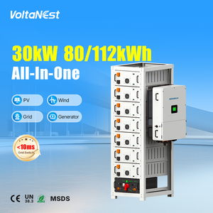 VoltaNest 40kW 80kWh 100kWh Sistema de Almacenamiento de Energía Solar Integrado Todo en Uno para Uso Comercial e Industrial, Montado en Rack - Product Image 2
