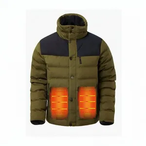 2024 Fashionable Winter 5V 7.4V Insulated Puffer Clothes Men's Women's Battery Heated Waterproof Jacket
