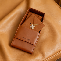 Insert de pochette à bijoux en microfibre, coussin personnalisé de haute qualité pour collier, insert pour boucles d'oreilles