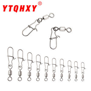 ตัวเชื่อมต่อรูปเลข 8 แบบหมุนได้ พร้อมตะขอเกี่ยวโลหะ ขนาด 12 ถึง 3.0 อุปกรณ์ตกปลา - Product Image 2