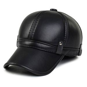 Gorra de Béisbol de Cuero para Hombre, Modelo 2024, Cálida para Invierno, Venta al Por Mayor - Product Image 6