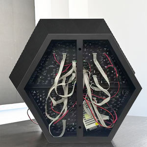 Personnalisable P3 Hexagone Hexagonal <span class=keywords><strong>Triangle</strong></span> Rond Écran Circulaire <span class=keywords><strong>Panneau</strong></span> Vidéo Couleur Pantallas LED Affichage <span class=keywords><strong>de</strong></span> <span class=keywords><strong>Signalisation</strong></span> Numérique - Product Image 1