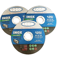 Disque de coupe de 5 pouces (125 mm) pour métal, acier inoxydable, meuleuse d'angle, haute performance, usage intensif
