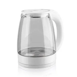 Bouilloire en verre borosilicaté 1,8 L avec contrôle automatique de la température Bouilloire européenne en verre moderne et durable