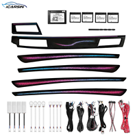 Kit d'éclairage d'ambiance intérieur LED Symphony 256 couleurs pour BMW Série 5 E60 2004-2010 - Accessoires de garniture automobile