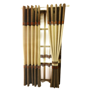 Châu Âu Phong Cách Mỹ Gai Khâu Hoàn Thành Rèm Cửa Sổ Pháp Phòng Khách Bóng Rèm - Product Image 2