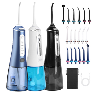 Irrigador <span class=keywords><strong>Bucal</strong></span> Eléctrico, <span class=keywords><strong>Limpiador</strong></span> Dental Portátil con Chorro de <span class=keywords><strong>Agua</strong></span> IPX7, <span class=keywords><strong>Limpiador</strong></span> de Dientes - Product Image 1