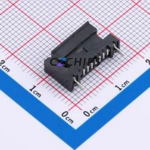 SATA-701-M07S1BR-A Hard Drive Connector (SAS/SATA/M.2) SMD Connector SATA Male 7P Vertical Mount - Product Image 2