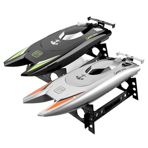 Lancha a Control Remoto Transfronteriza de Alta Velocidad, Barco Eléctrico 2.4G, Juguete Acuático Recargable para Niños, Juguete de Verano para Exteriores - Product Image 1