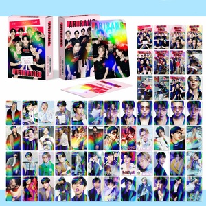 KPOP V JIMIN <span class=keywords><strong>J</strong></span>-<span class=keywords><strong>HOPE</strong></span> <span class=keywords><strong>RM</strong></span> 60 Tarjetas Fotográficas HD de Doble Cara con Acabado Láser Brillante, Tarjetas LOMO JK SUGA JIN, Postales en Caja para Colección de Fans - Product Image 2