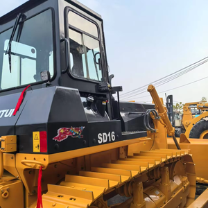 80% nuevo Stock excelente rendimiento Dozer Bulldozer usado Shantui Crawler Bulldozer Sd22 con cabrestante - Product Image 1