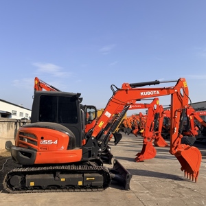 Used Kubota U55-4 <b>Mini</b> Crawler Excavator Original Japan Compact Flexible Construction Machinery - Product Image 1