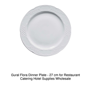 Plato de Cena Gural Flora - 27 cm para Restaurantes, Servicios de Catering, Suministros para Hoteles, Venta al por Mayor - Product Image 2
