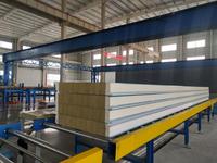Panel Sandwich EPS Terisolasi Tahan Lama, Ringan, dengan Isian Rock Wool/Glass Wool/PIR/PUR untuk Dinding di Area Angin Kencang di Pantai