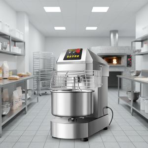 Mélangeur à spirale professionnel pour pâte à pizza, mélangeur à pâte automatique, acier inoxydable, certifié CE - Product Image 1