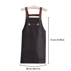 Tablier de chef professionnel réglable et imperméable, conçu avec 2 poches - Product Image 1