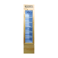 Réfrigérateur Commercial Meisda 105L, Vitrine Verticale Étroite pour Bouteilles de Bière