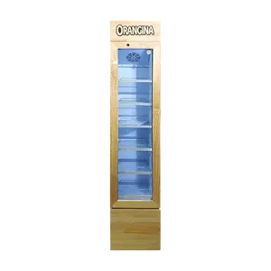 Meisda 105L Bierflaschen kühler Commercial Slim Upright Display Kühlschrank