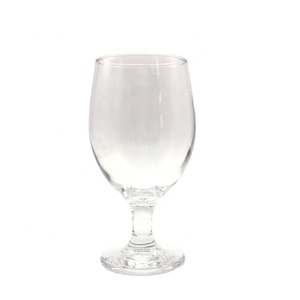 De alta calidad de 415ml <span class=keywords><strong>la</strong></span> depresión transparente copas de vino de cristal al por mayor - Product Image 1