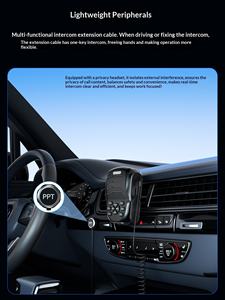 Nouveau Talkie-Walkie V75G Modèle 2026 – Portée 5000 km, Portable, Spécial Chantier Extérieur, Réseau Public 4G POC Newmine - Product Image 5