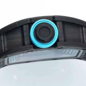 Montre tendance 2026 en fibre de carbone 5A sophistiquée avec surface saphir et mécanisme visible, bracelet en caoutchouc - Product Image 4