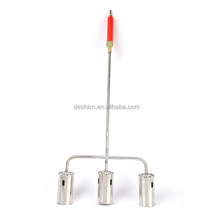 Brûleur GPL multi-têtes, lance-flammes à double, triple ou quadruple buse, lance-flammes liquéfié haute température - Product Image 2