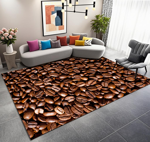 سجاد صغير من الكريستال المخملي لغرف النوم وغرف المعيشة - غير قابل للانزلاق وصديق للبيئة وقابل للغسل لديكور المنزل - Product Image 1